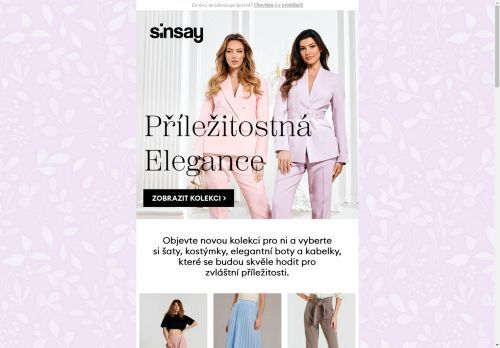 Připravte se na elegantní příležitost se Sinsay 👠