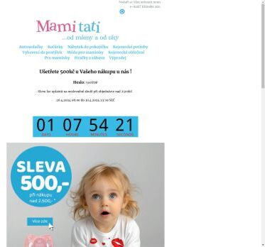 Mamitati.cz | 🌟 Ušetřete 500 Kč na nákupu s kódem „500TOP“ 🌟