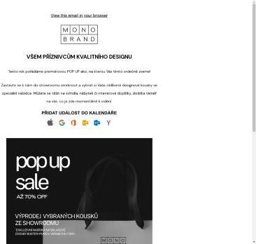 POP UP SALE // 16.5.2024