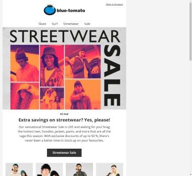 Streetwear Sale – Now live! 🤑
