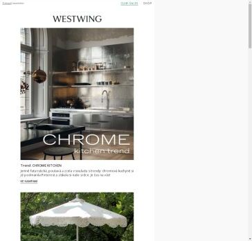 Přímo z Pinterestu: CHROME KITCHEN