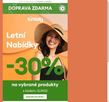 [ -30% ] LETNÍ NABÍDKY 🌞 [ -30% ]