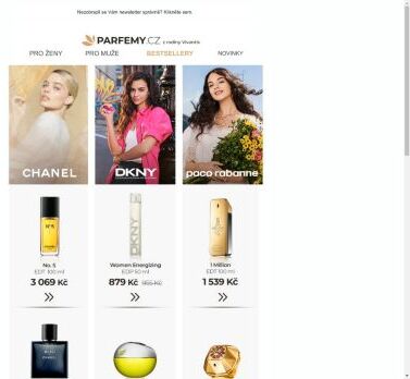Parfémy Paco Rabanne, DKNY, Chanel za super ceny!