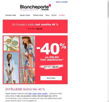 Vážený zákazníku, potěšte se slevou -40 %...