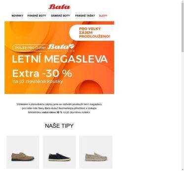 Pro velký zájem prodlouženo! 🥳 Extra - 30 % na zlevněné kousky!