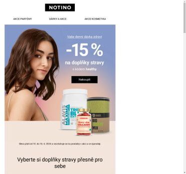 –15 % na doplňky stravy 💊