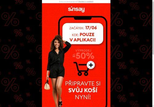 VÝPRODEJ až -50% ❗ Zítra v APLIKACI 📲