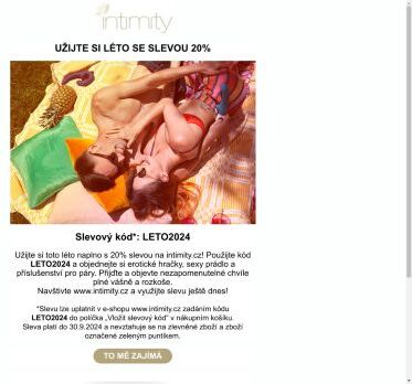 Užijte si léto s lechtivými dárky a slevou 20%