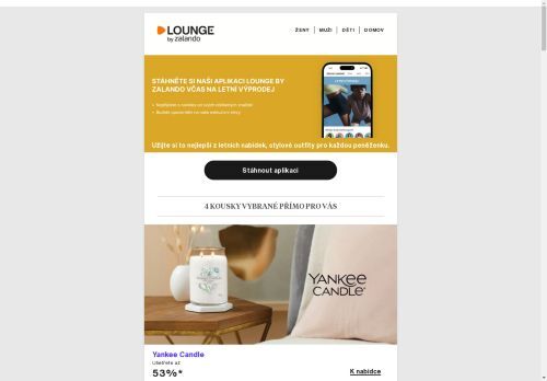 Yankee Candle, Under Armour & Swing ⎪ Vstupte a objevte více ➜