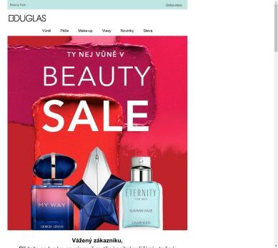 Letní Beauty Sale v Douglas v plném proudu
