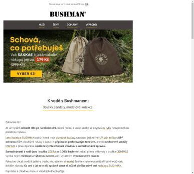 K rybníku i k moři s Bushmanem.