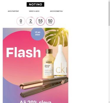 Flash Sale s až 20% slevou se dnes loučí!