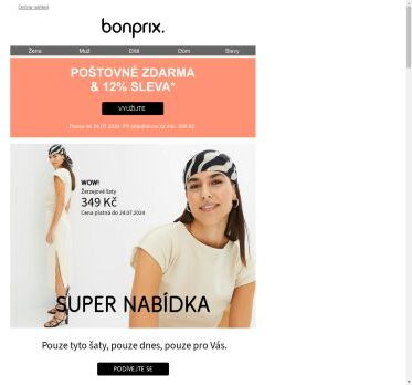 12% sleva + poštovné zdarma | Super nabídka týdne