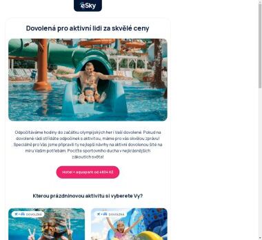 Hotel s aquaparkem již od 4834 za 7
 nocí 🌊 Objevte dovolenou pro
 aktivní lidi ☀️