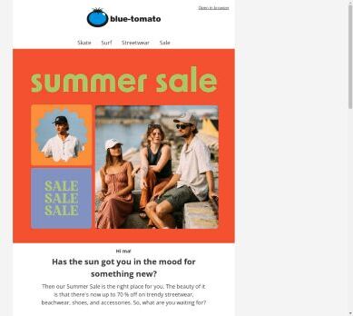 Sizzling Summer Sale
