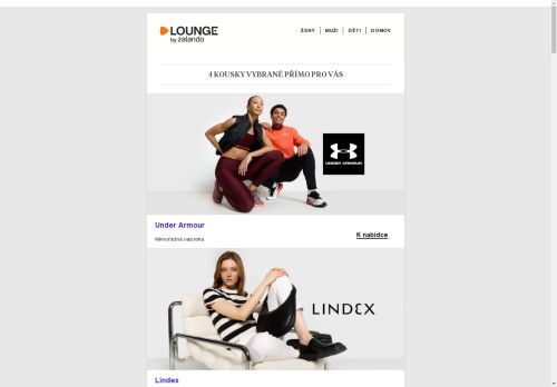 Under Armour, Lindex & bugatti ⎪ Vstupte a objevte více ➜