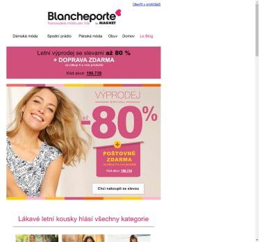 Výprodej až -80 % ve všech kategoriích