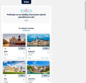 Dnešní TOP: Milán za 719 CZK, Budapešť za 918 CZK a ještě mnohem víc!