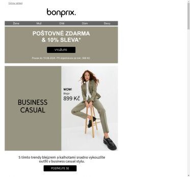 10% sleva a poštovné zdarma | Business casual 🤍