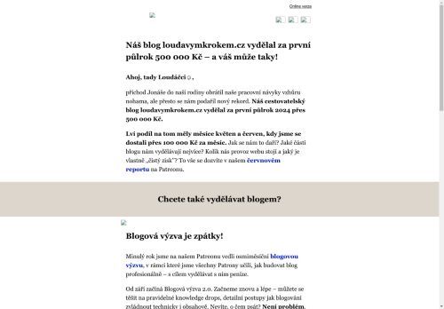 500 000 Kč výdělek z blogu