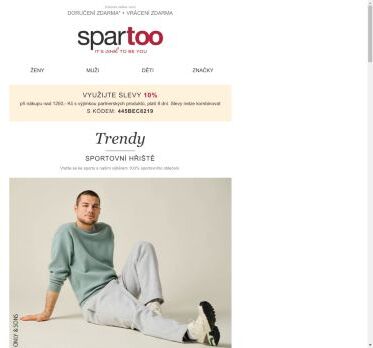 Sport a styl přímo k vám domů. Doručení zdarma.