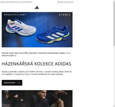Nová házenkářská kolekce adidas je tady