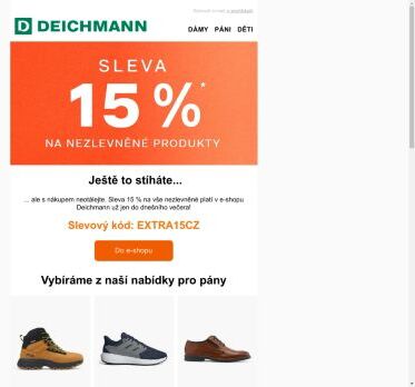 Sleva 15 % už jen DNES!