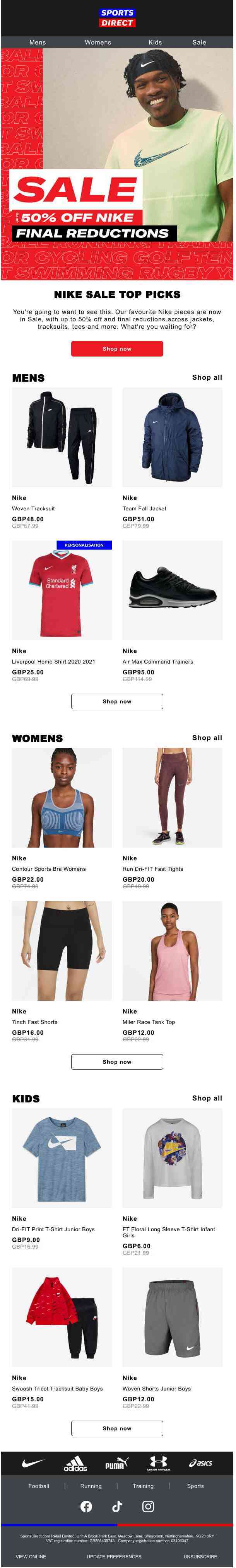 FINAL Reductions: Nike Sale 👌