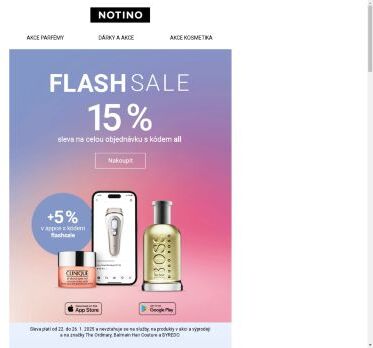 Až 20% sleva! Končí FLASH SALE