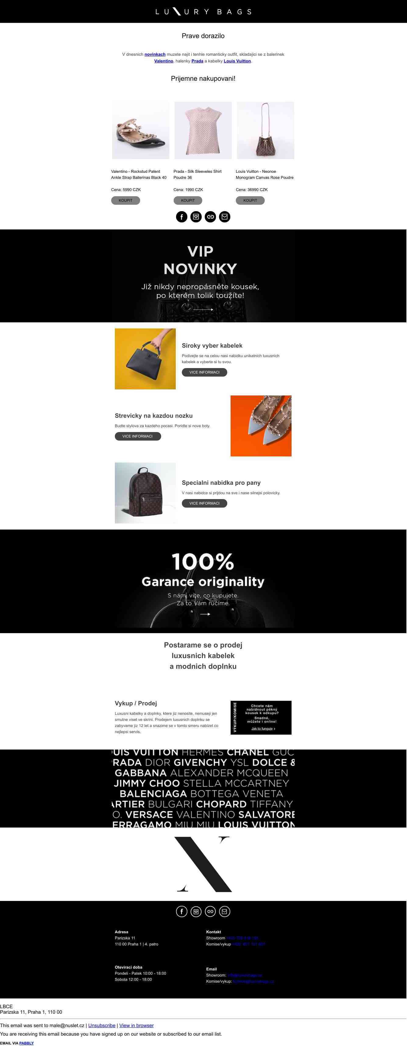 Novinky Luxury Bags