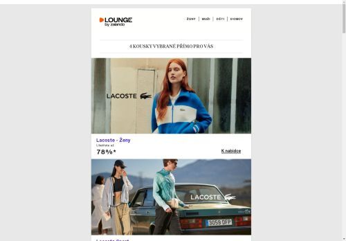 Lacoste, Apart a Abercrombie & Fitch ⎪ Nechte se inspirovat módou ➜