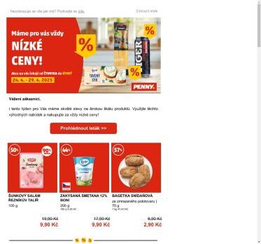 Snídaně za hubičku – šunka a bagetka ve slevě 🥖