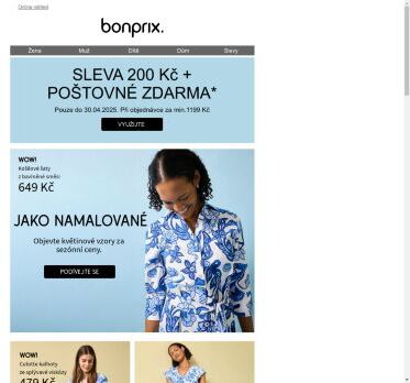 Nakupte nyní se slevou 200 Kč + poštovným zdarma
