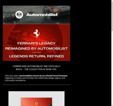 Ferrari and Automobilist are officially back