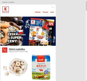 Máslo a česnek v akci - Již od středy!