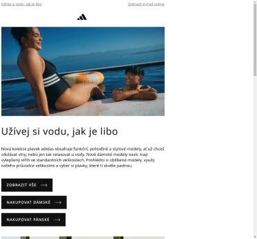 Právě v prodeji: nové plavky adidas s vylepšeným střihem