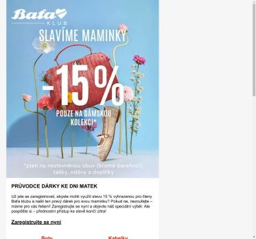 POSPĚŠTE SI, KONČÍ DNES ⏳ -15 % SLEVA