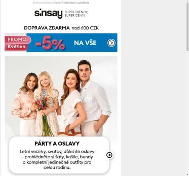 Párty a oslavy – najděte si perfektní outfit 💃🕺