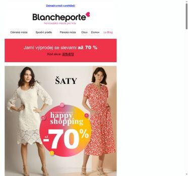 Vážený zákazníku, ušetřete až -70 %
