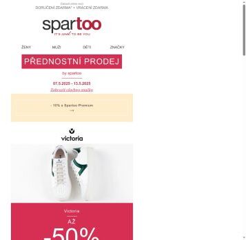 Pouze tento týden!✨ Sleva až -50% na Art of Soule, , Desigual, Victoria a DC Shoes s doručením zdarma
