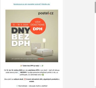 🎉 Týden bez DPH je tady! 🛒💸