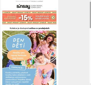 DEN DĚTÍ od 35 CZK 🧸