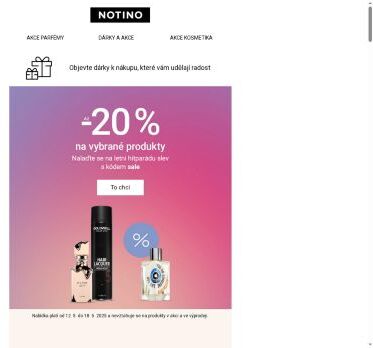Až 20% slevová hitparáda