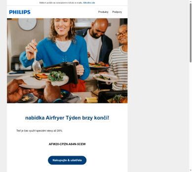 Philips Airfryer Týden brzy končí! 🔥