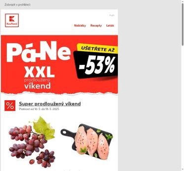 Hrozny růžové v akci - nabídka na víkend je tu!