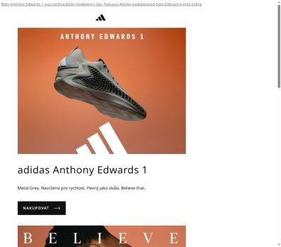 Anthony Edwards 1 Metal Grey