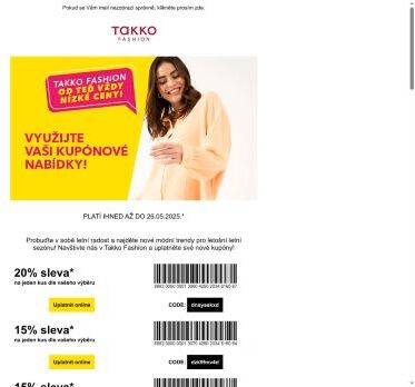 💥 Pozor, pozor: Zajistěte si s kupony slevu až 20%!