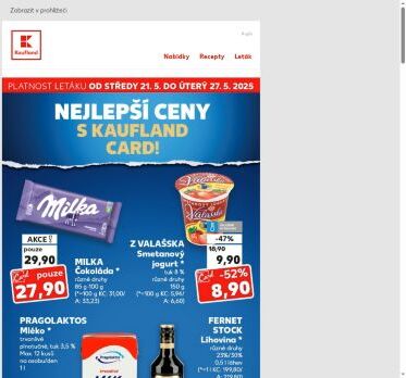 Nejlepší ceny s Kaufland Card - již od středy!