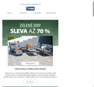 Ušetřete až 70 % během Zelených dnů 💚