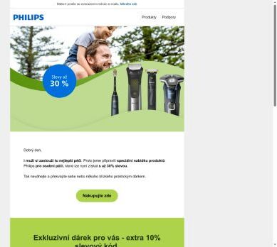 🎁 I muži mají nárok na špičkovou péči - Philips je tu pro vás